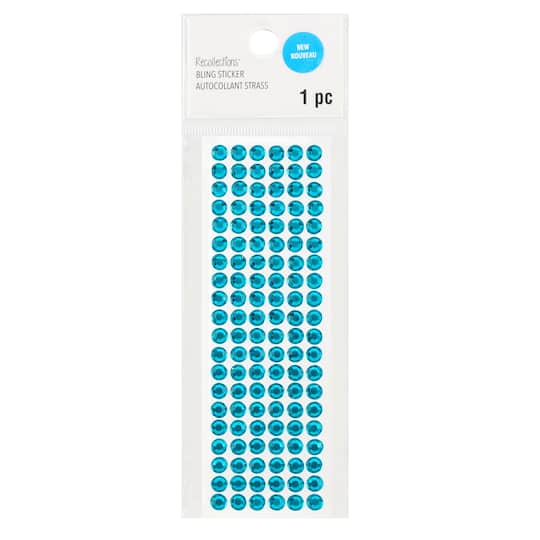 12 Pack: Teal Bling Sticker by Recollections™